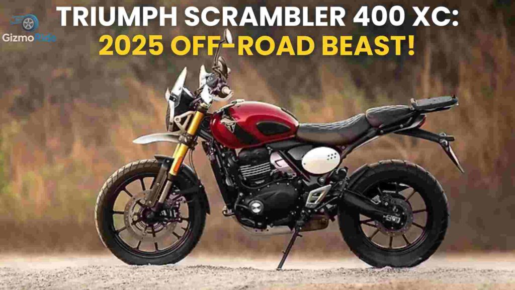 Triumph Scrambler 400 XC Teased