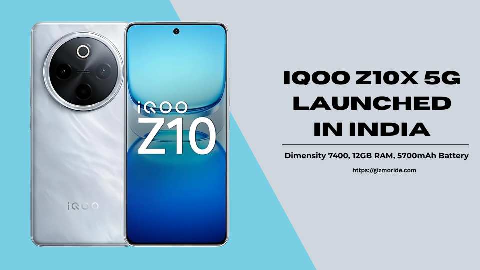 iQOO Z10x 5G Launched in India